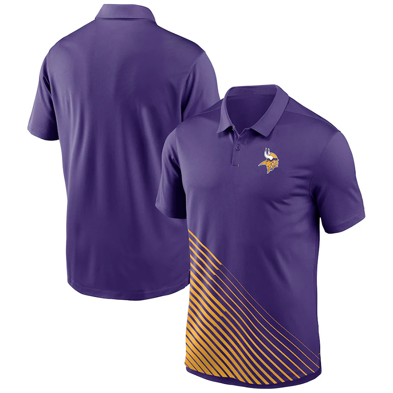 Men 2024 NFL Polo Minnesota Vikings purple